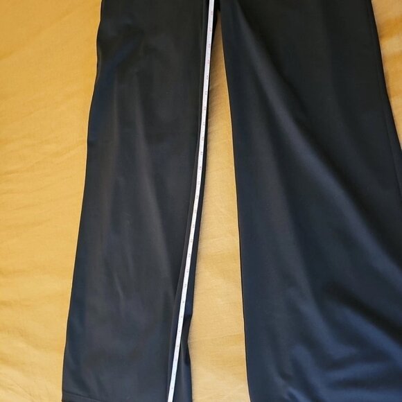 Land's End Wide Leg Mid Rise Pull-on Black Pocket Pants S (6-8) Flattering EUC - Picture 8 of 9